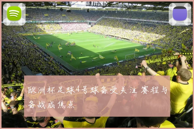 欧洲杯足球4号球备受关注 赛程与备战成焦点