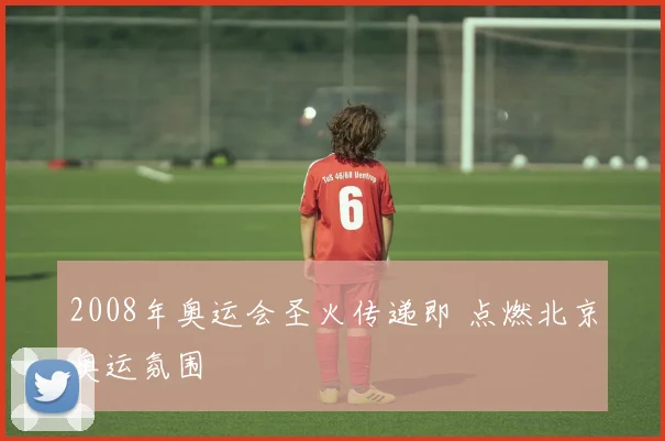 2008年奥运会圣火传递即 点燃北京奥运氛围